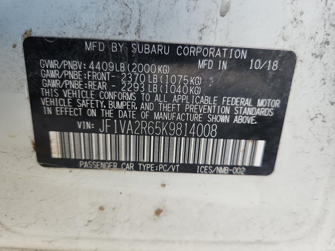 Subaru WRX Sti Image 7