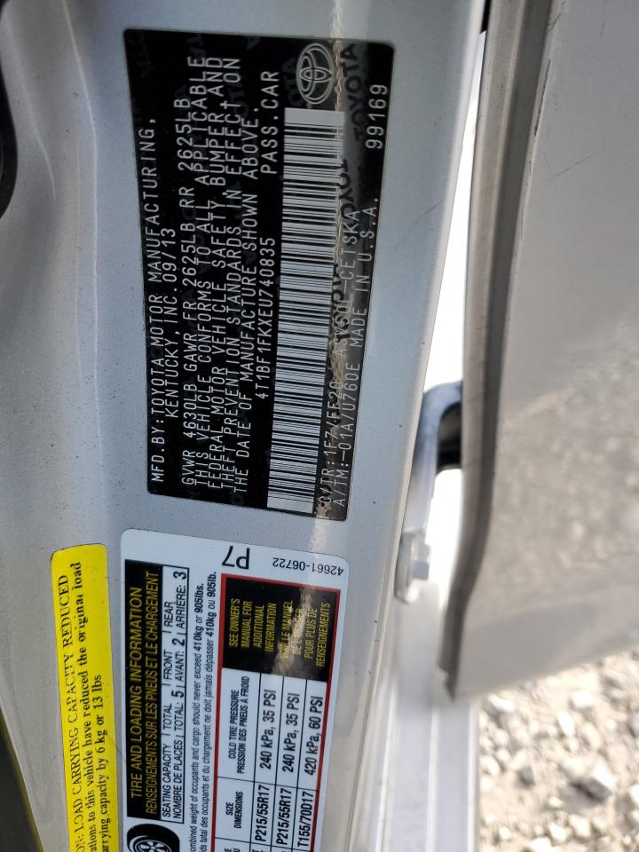 Toyota Camry L Image 8