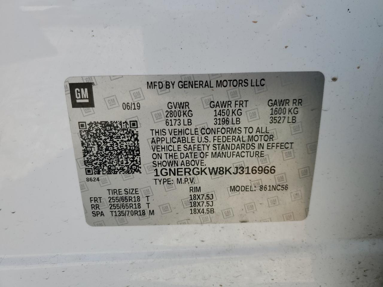 Chevrolet Traverse Lt Image 9