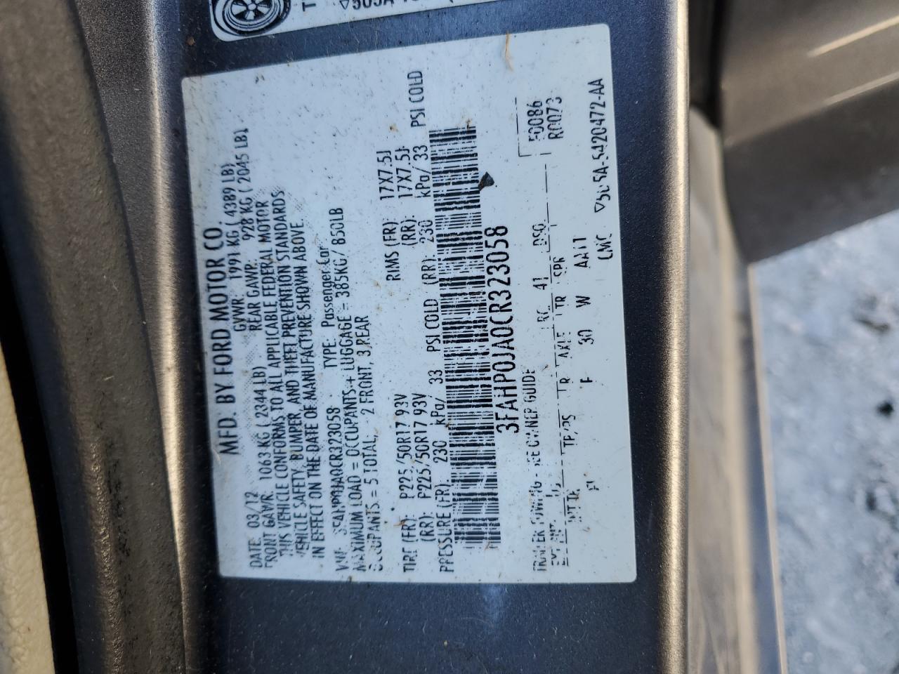 Ford Fusion Sel Image 9