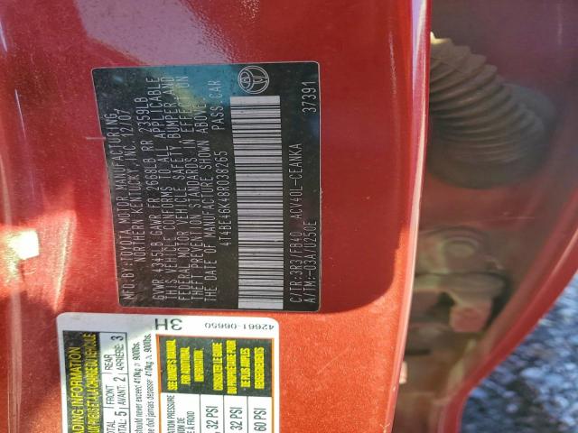 Toyota Camry Ce Image 8