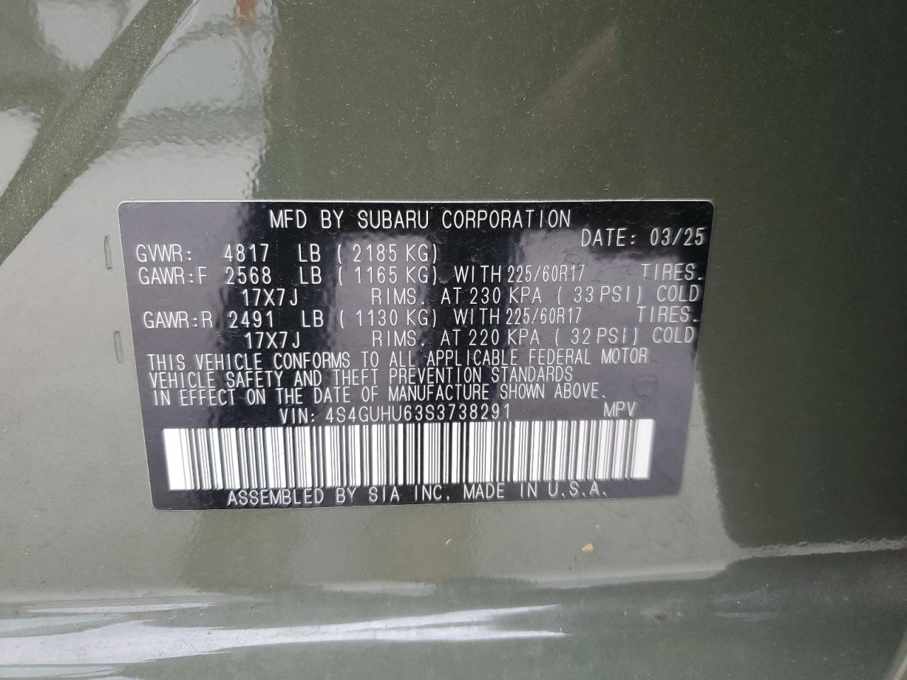 Subaru Crosstrek Wilderness Image 11