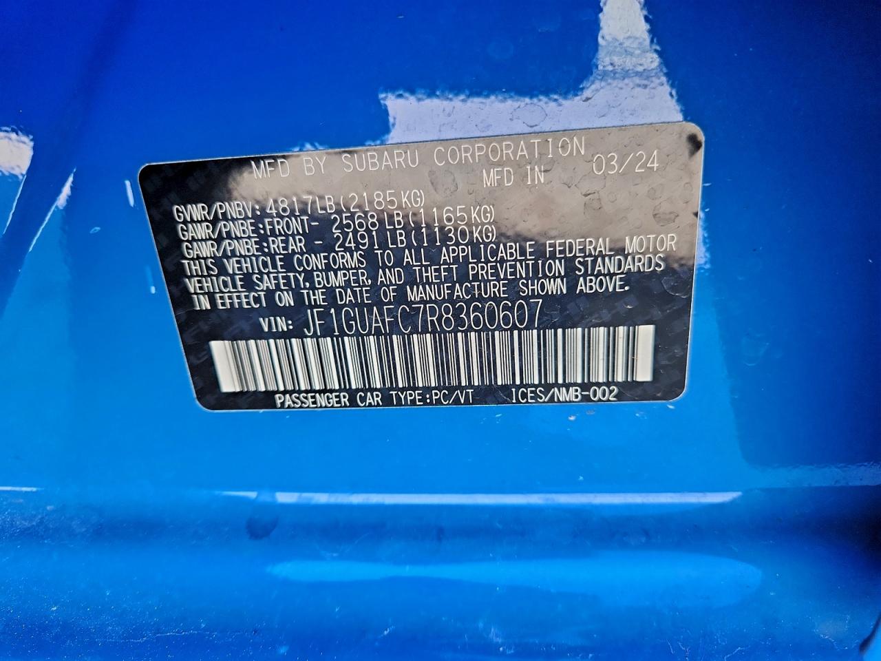 Subaru Impreza Sport Image 10