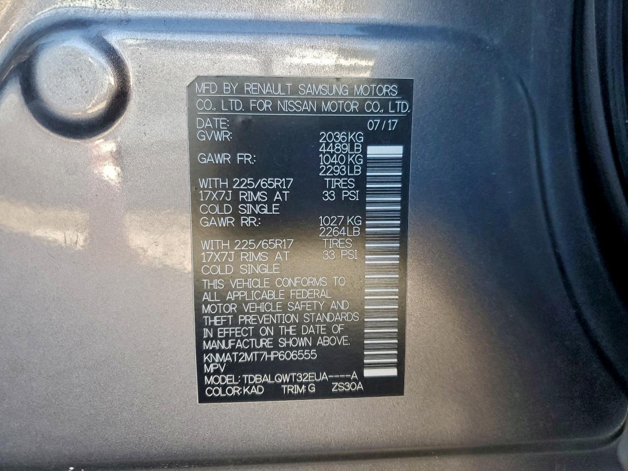 Nissan Rogue S Image 11