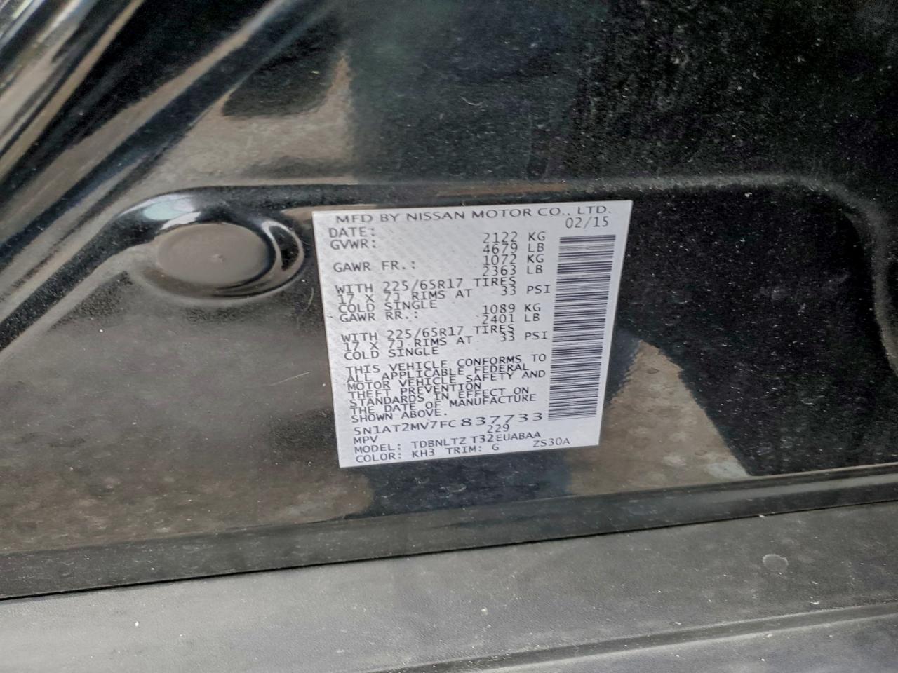 Nissan Rogue S Image 13