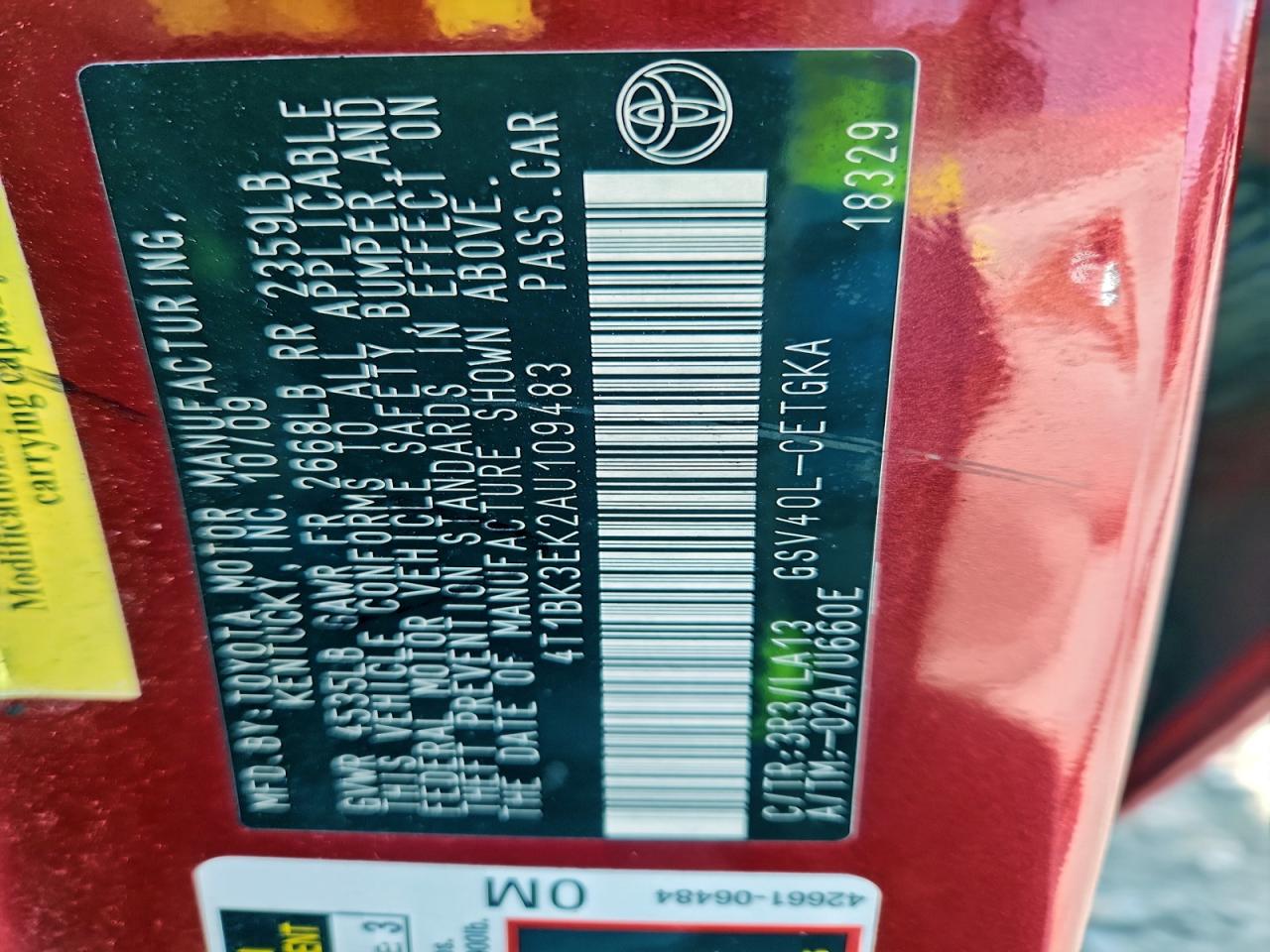 Toyota Camry Se Image 9