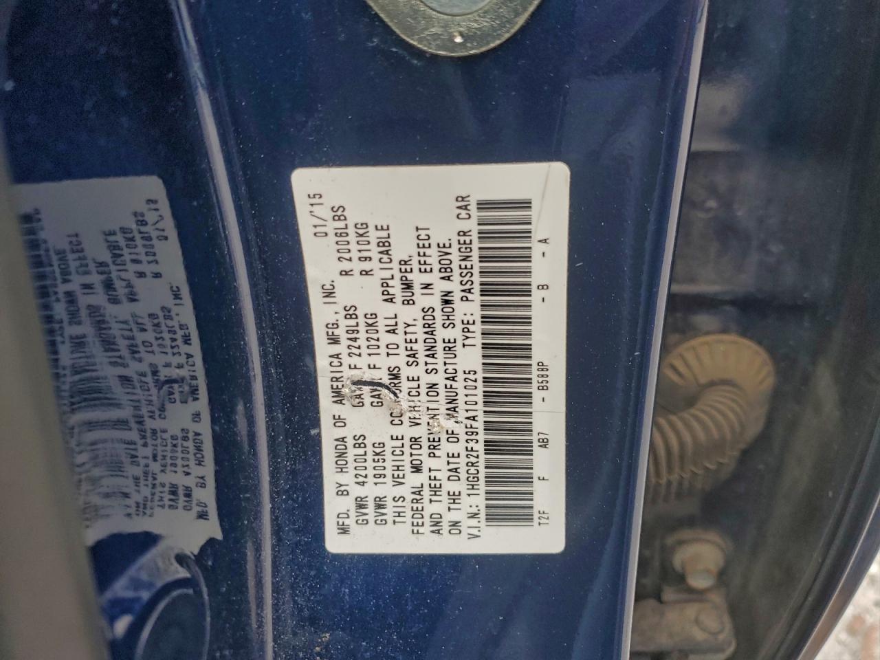 Honda Accord Lx Image 12