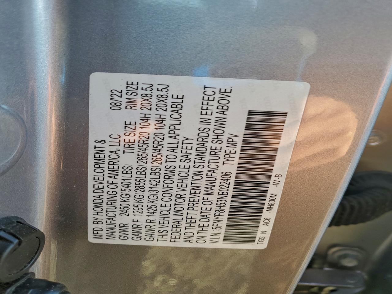 Honda Passport Exl Image 8