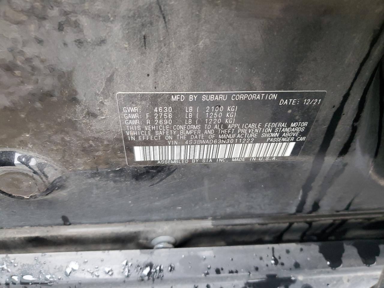 Subaru Legacy Premium Image 8