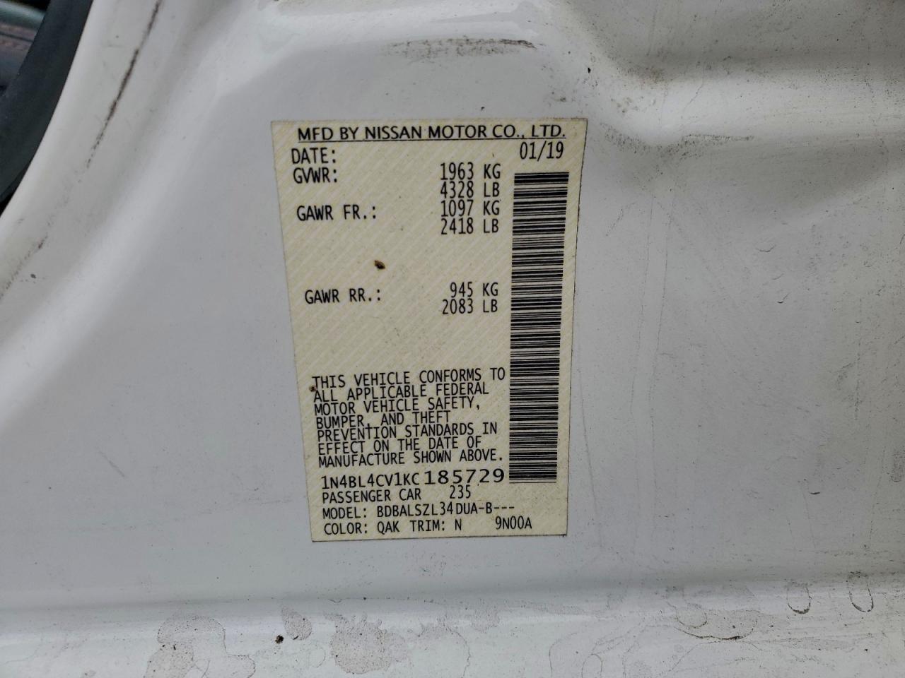 Nissan Altima Sr Image 10