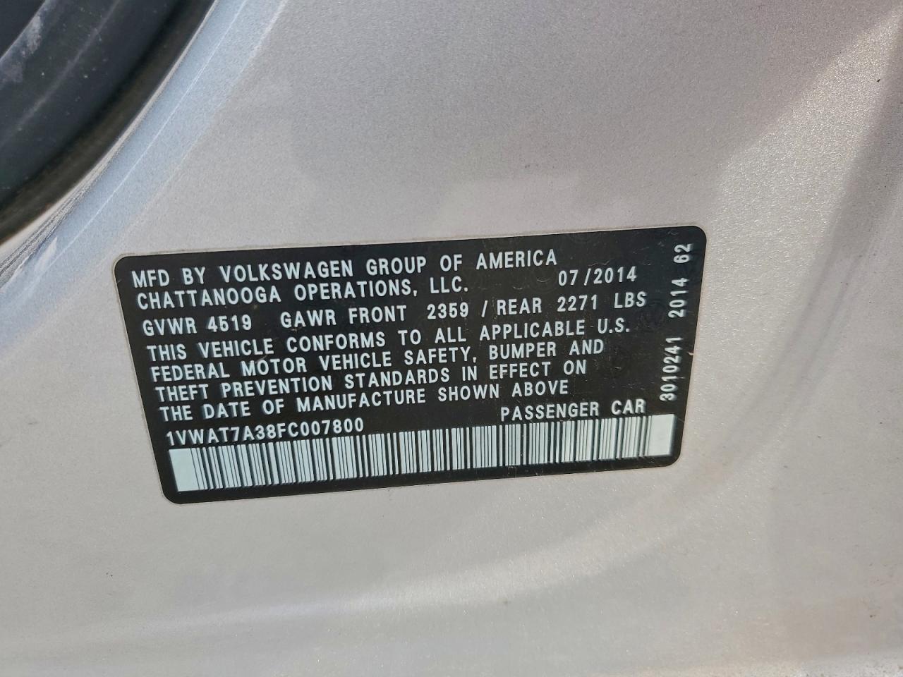 Volkswagen Passat S Image 12