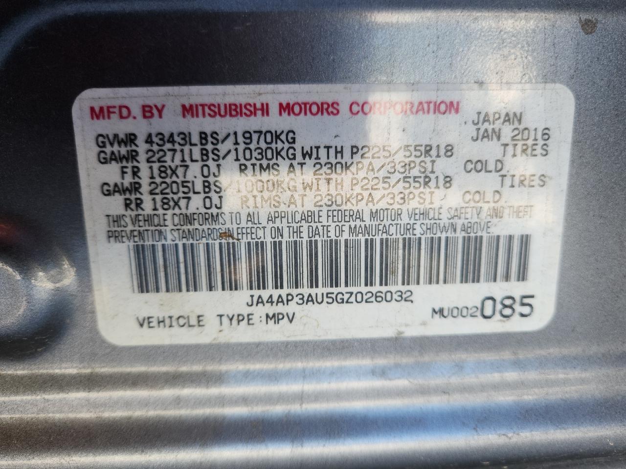 Mitsubishi Outlander Es Image 12