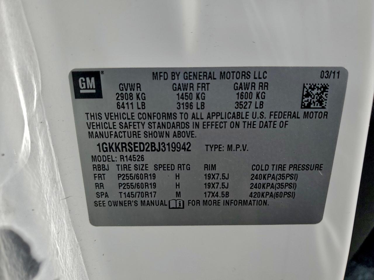 GMC Acadia Slt-2 Image 11