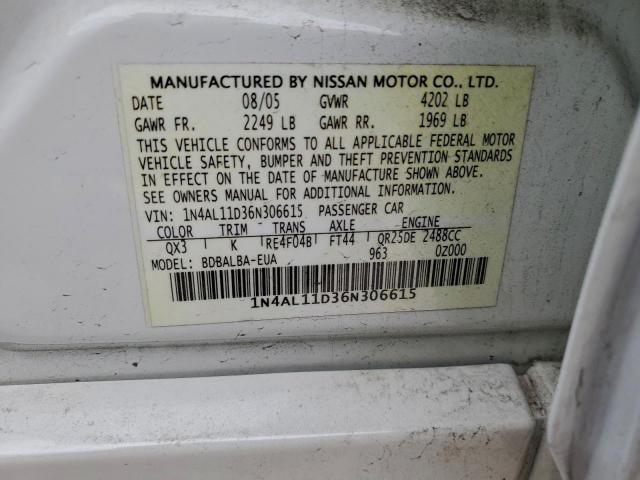 Nissan Altima S Image 8