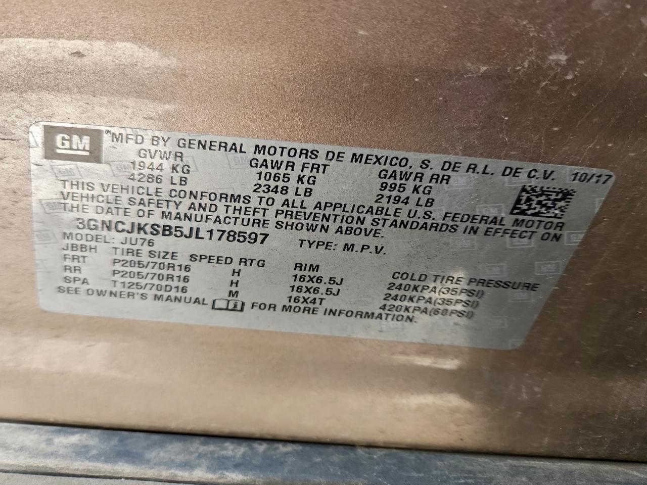 Chevrolet Trax Ls Image 12