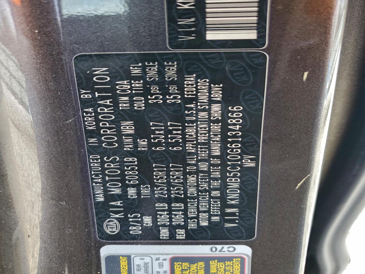 Kia Sedona Lx Image 8