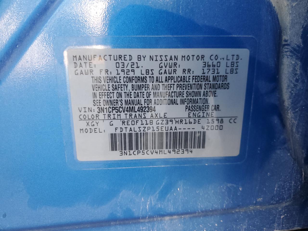 Nissan Kicks Sv Image 9