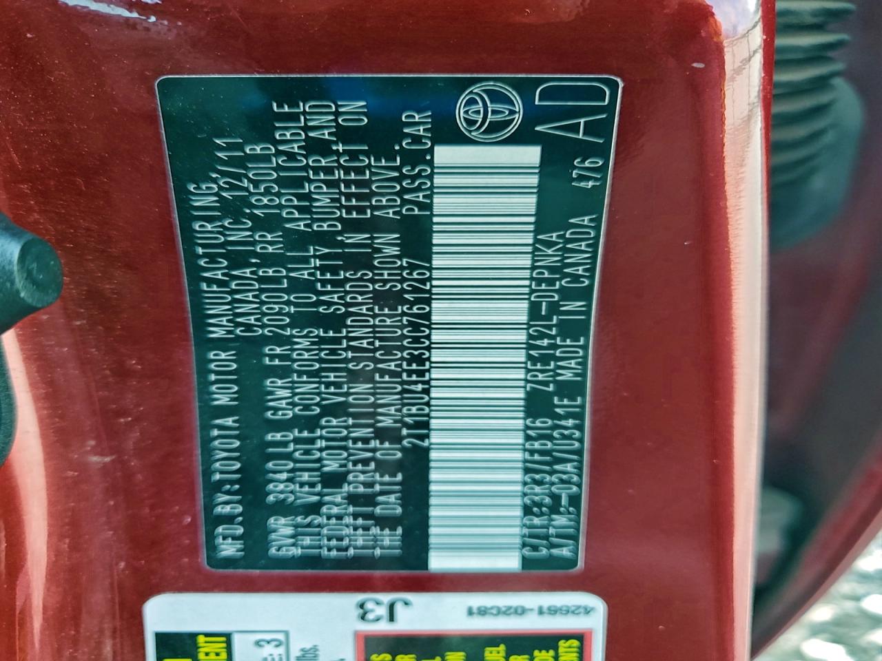 Toyota Corolla Base Image 7