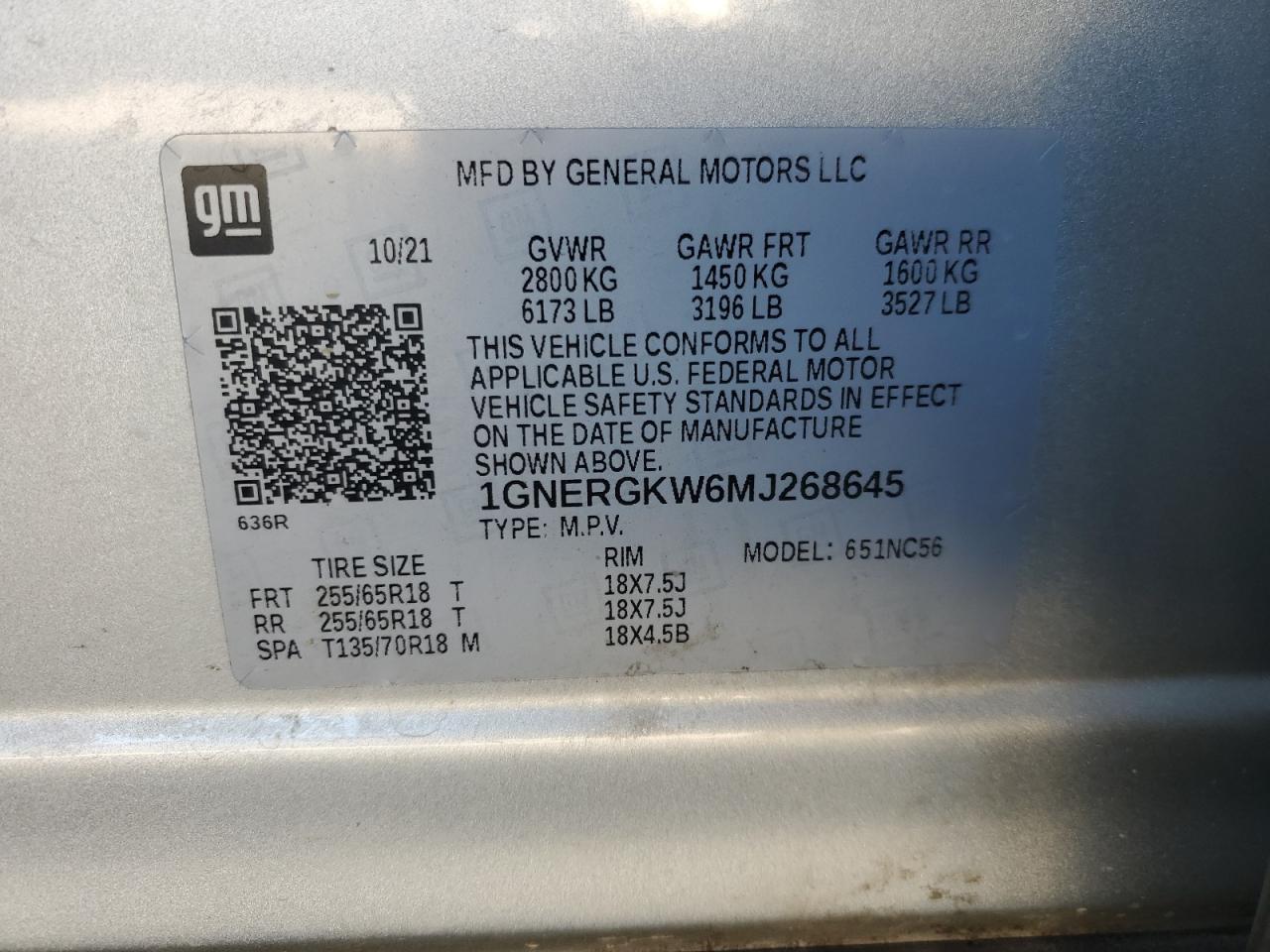 Chevrolet Traverse Lt Image 2