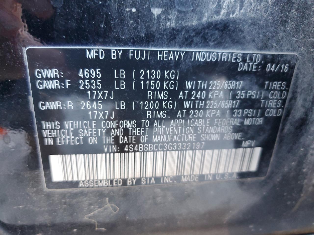 Subaru Outback 2.5i Premium Image 10