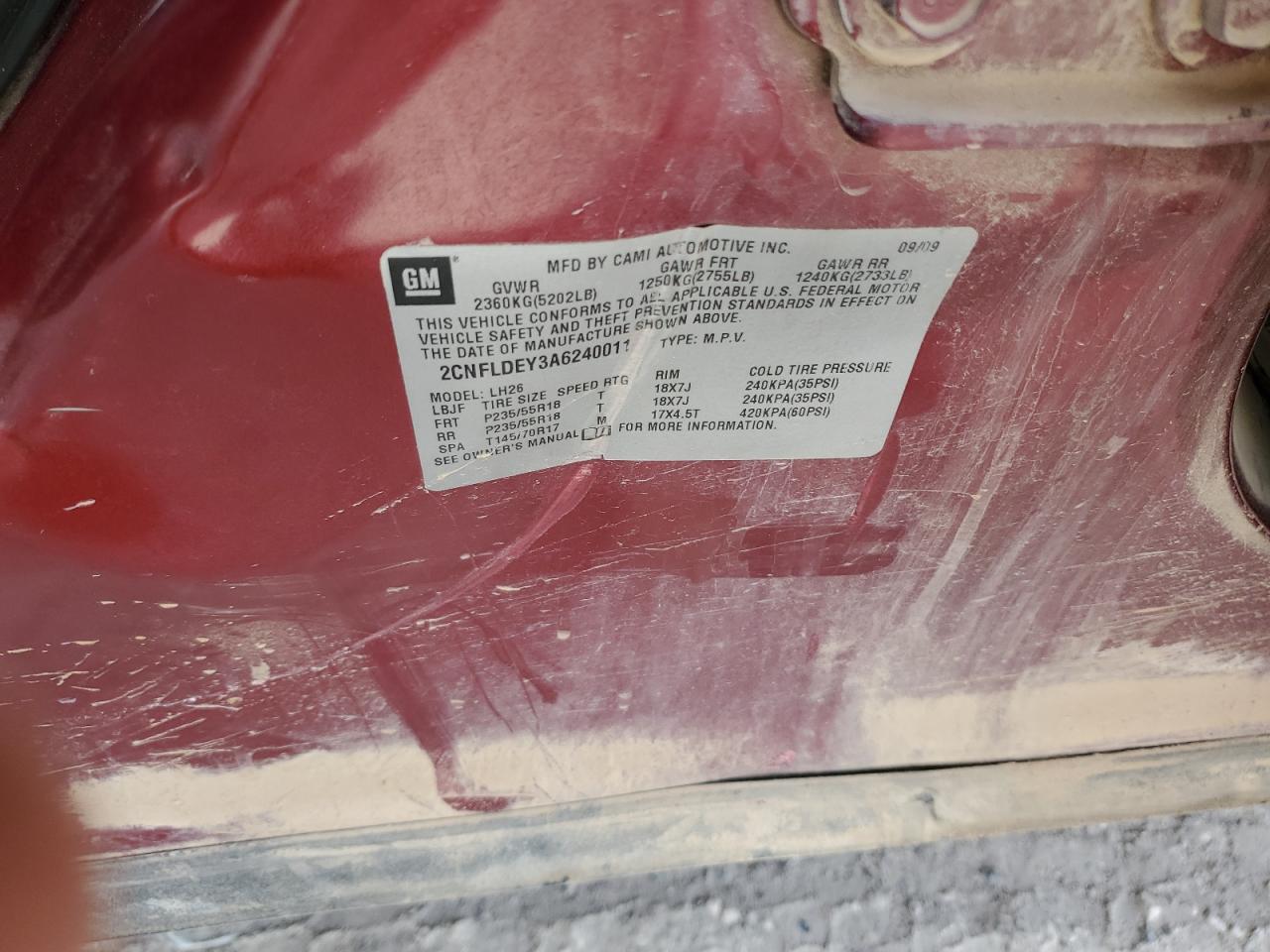 Chevrolet Equinox Lt Image 7