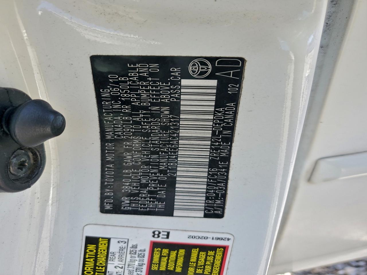 Toyota Corolla Base Image 5