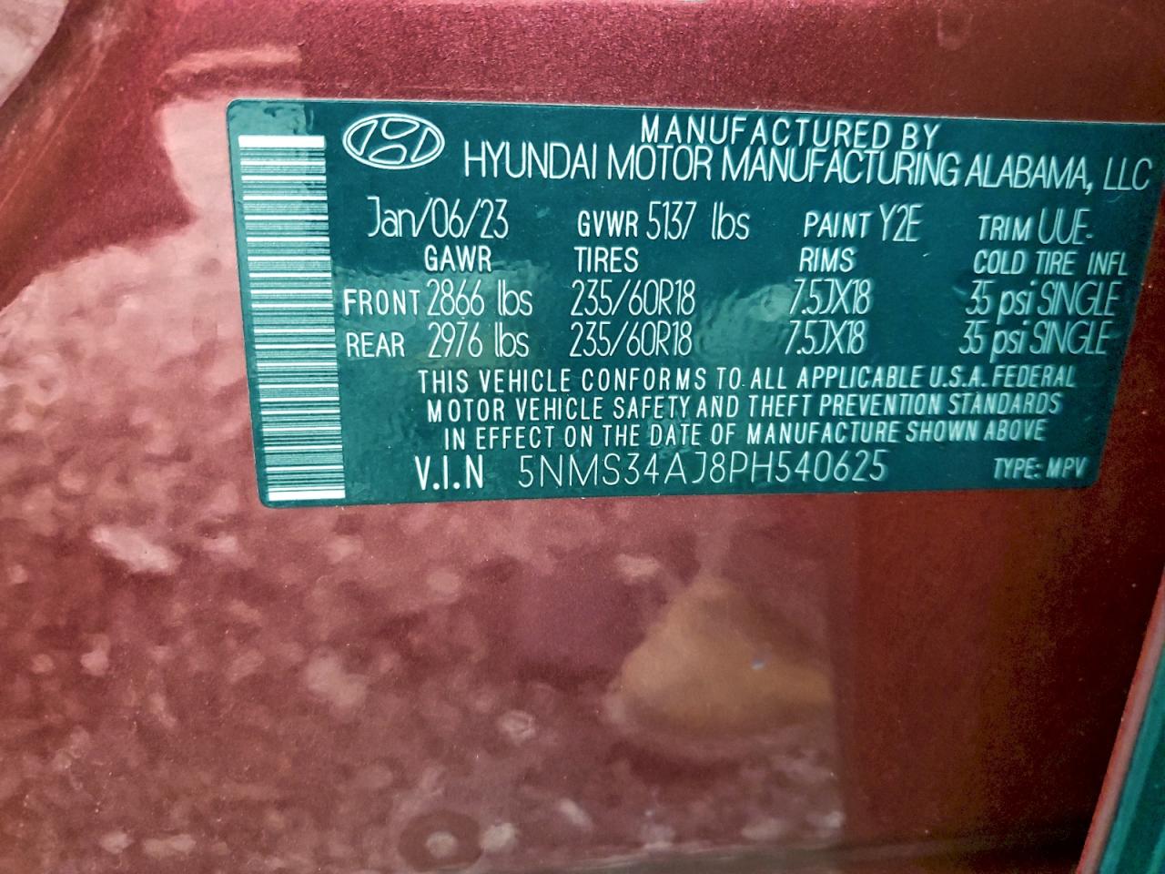 Hyundai SANTA FE Sel Premium Image 2