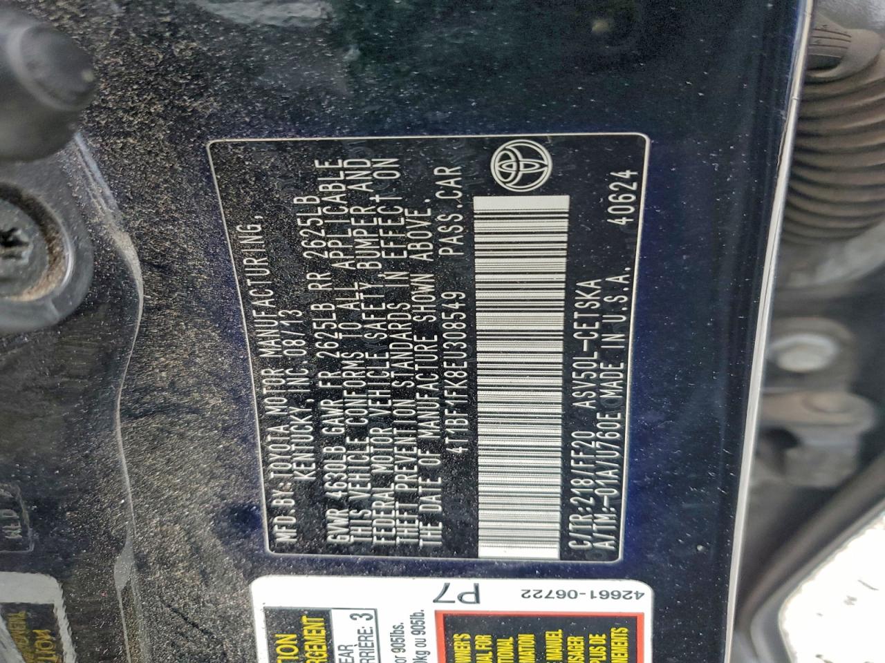 Toyota Camry L Image 12