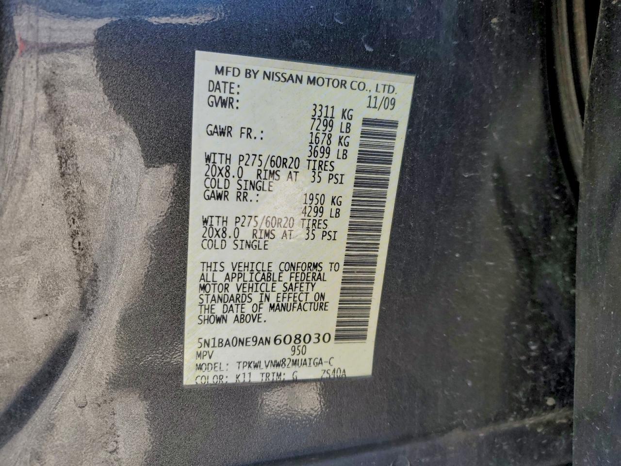 Nissan Armada Platinum Image 13