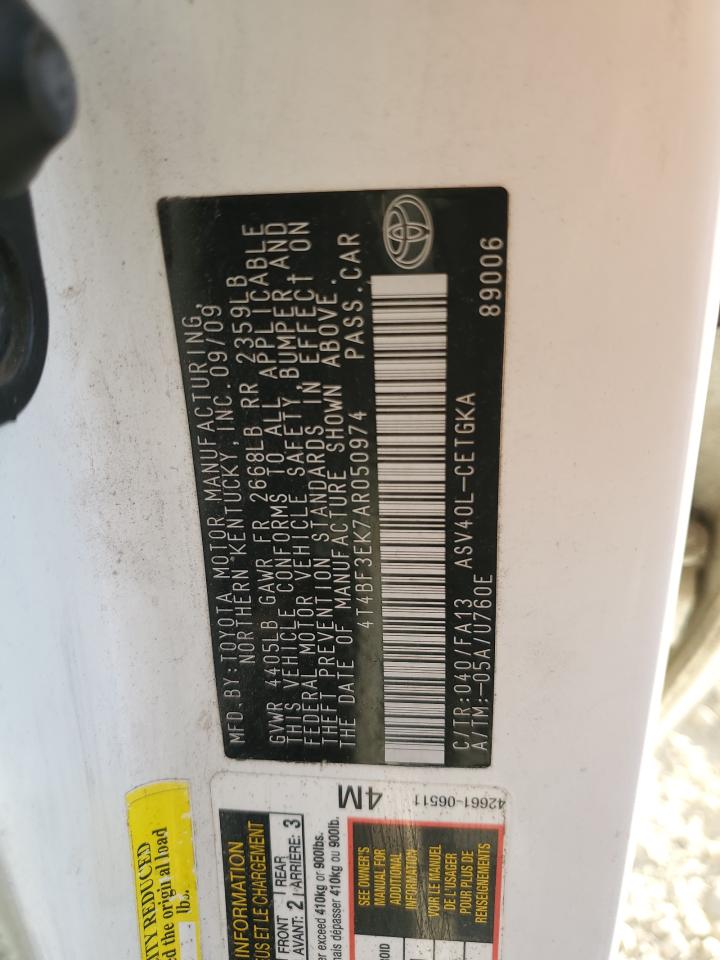 Toyota Camry Base Image 11