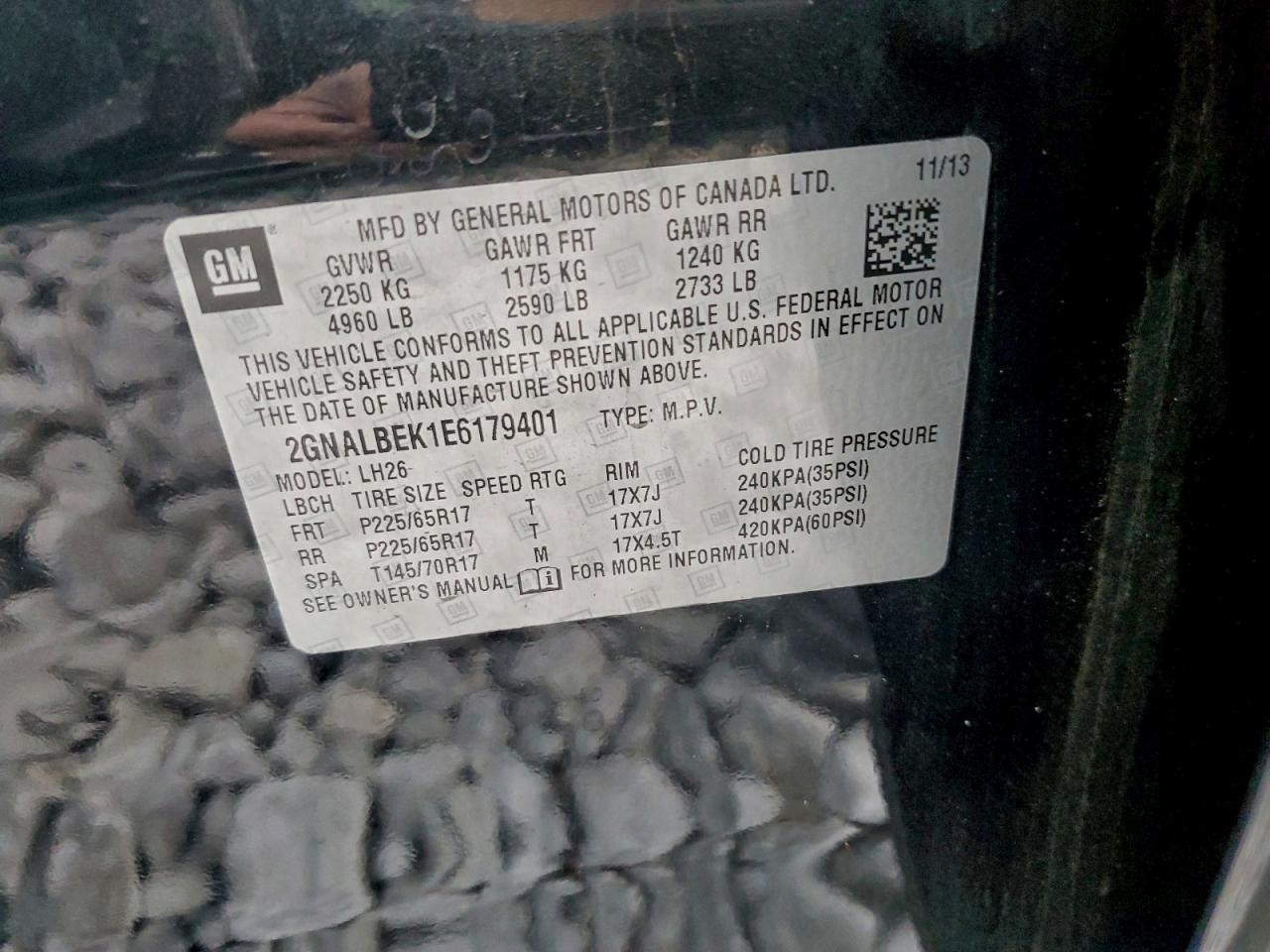 Chevrolet Equinox Lt Image 12