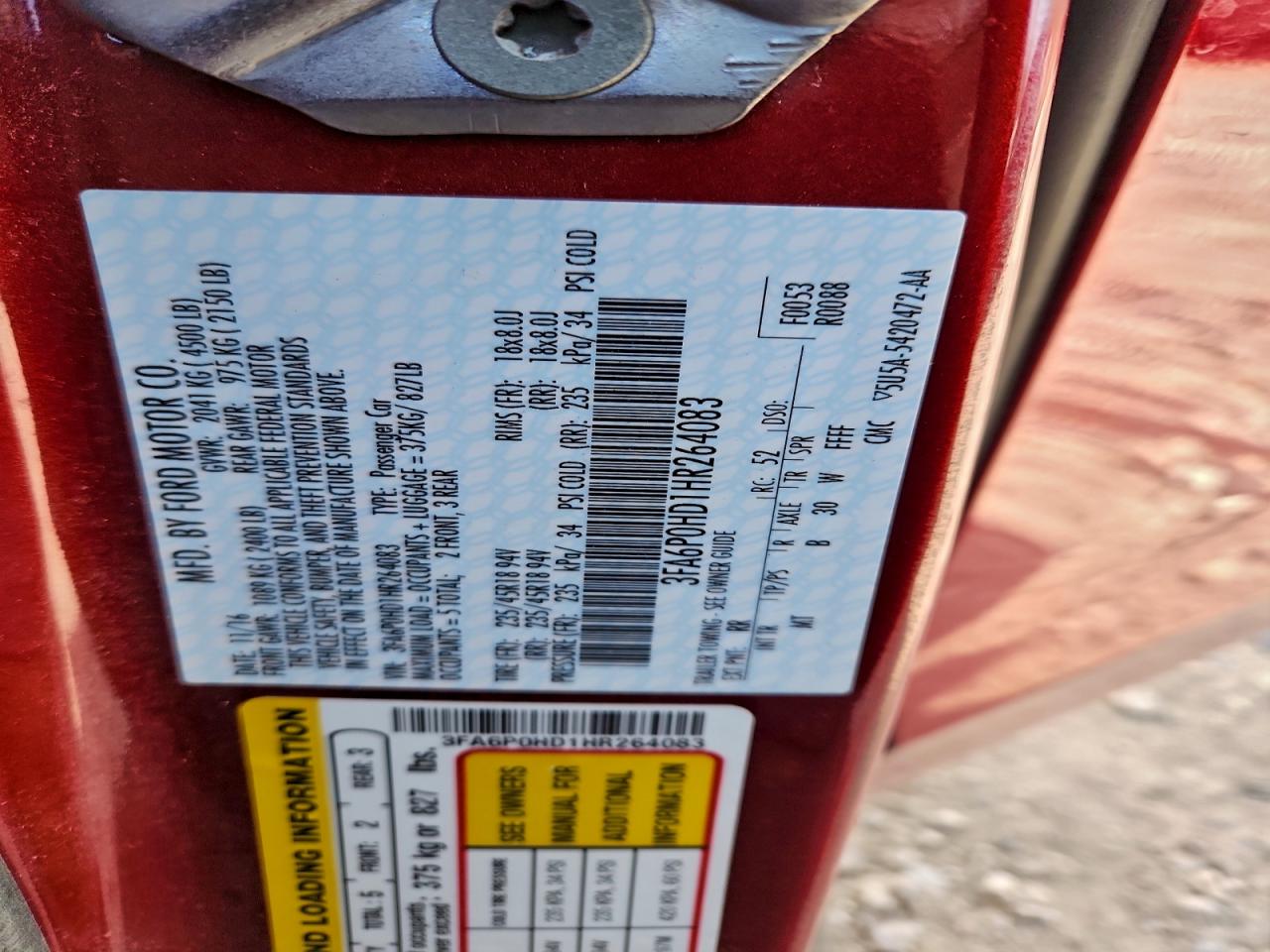 Ford Fusion Se Image 8