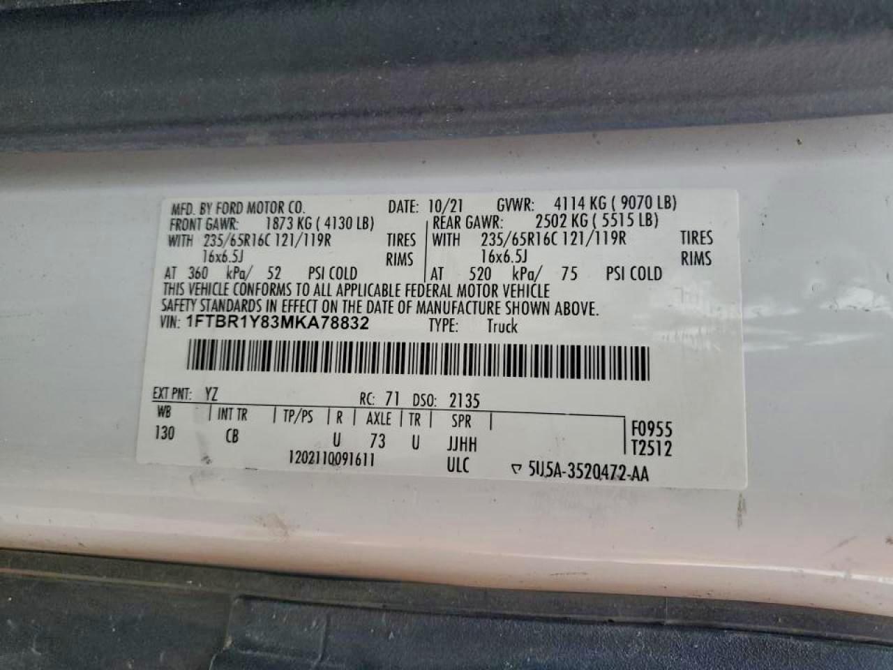 Ford Transit T-250 Image 12