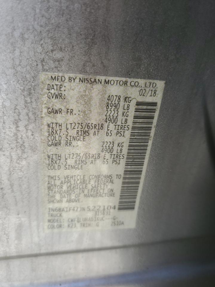 Nissan Titan Sl Image 8