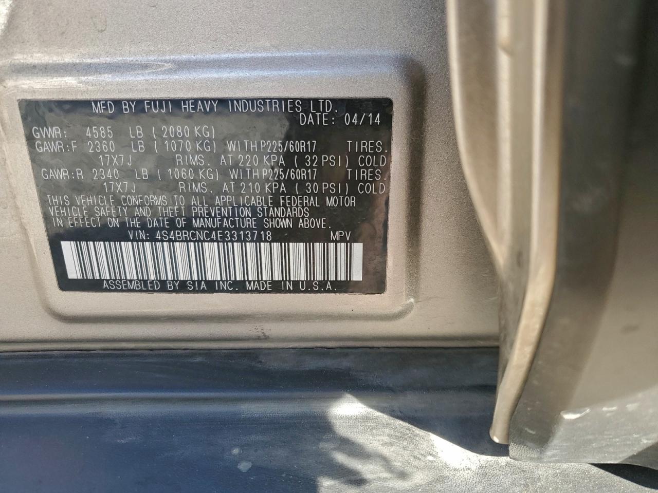 Subaru Outback 2.5i Limited Image 10