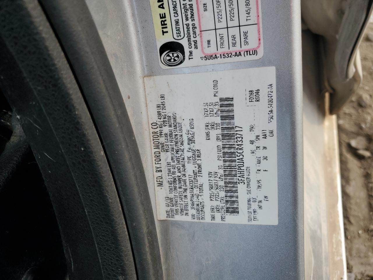 Ford Fusion Sel Image 12