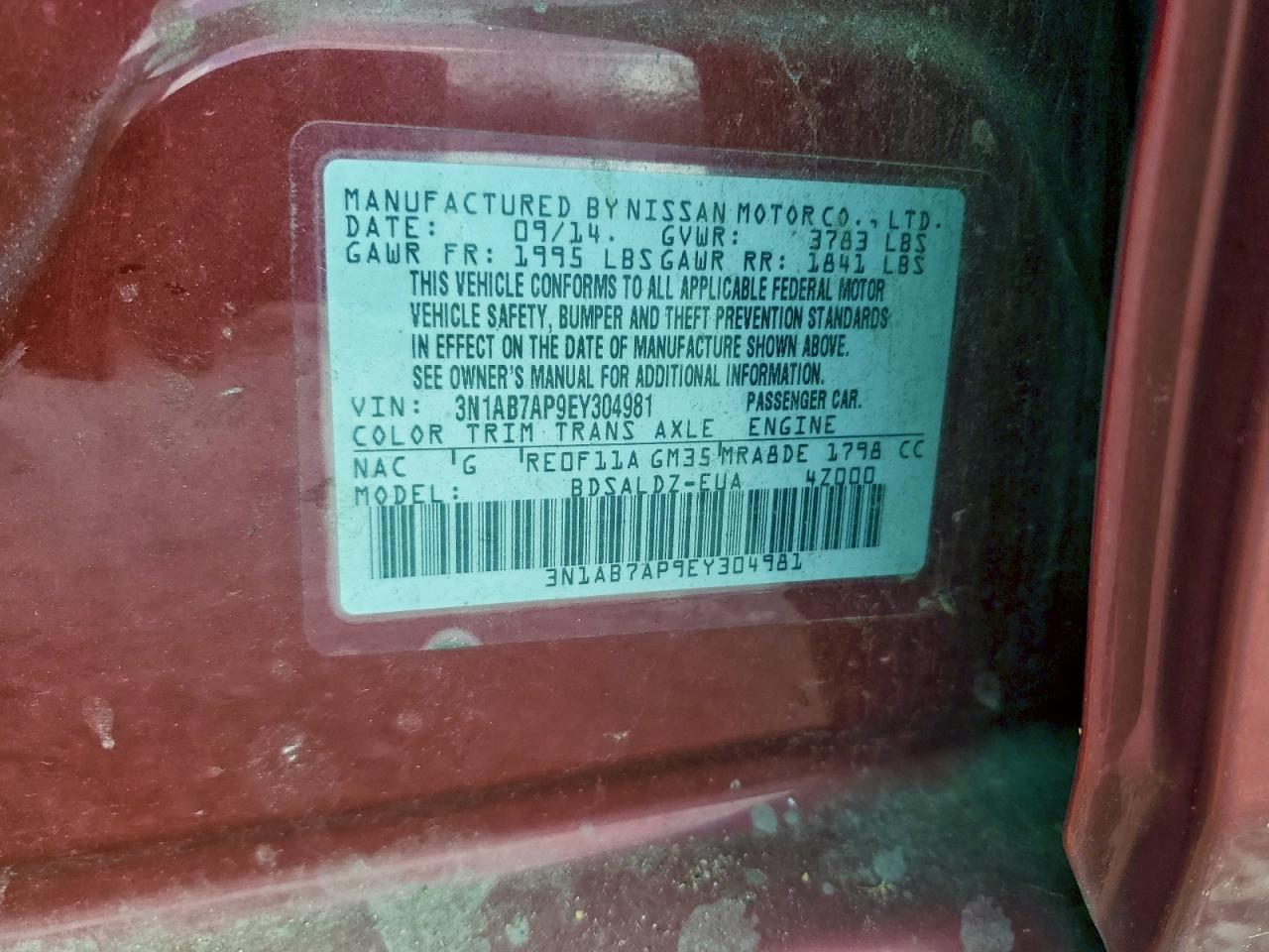 Nissan Sentra S Image 13