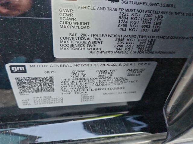 GMC Sierra K1500 At4x Image 7