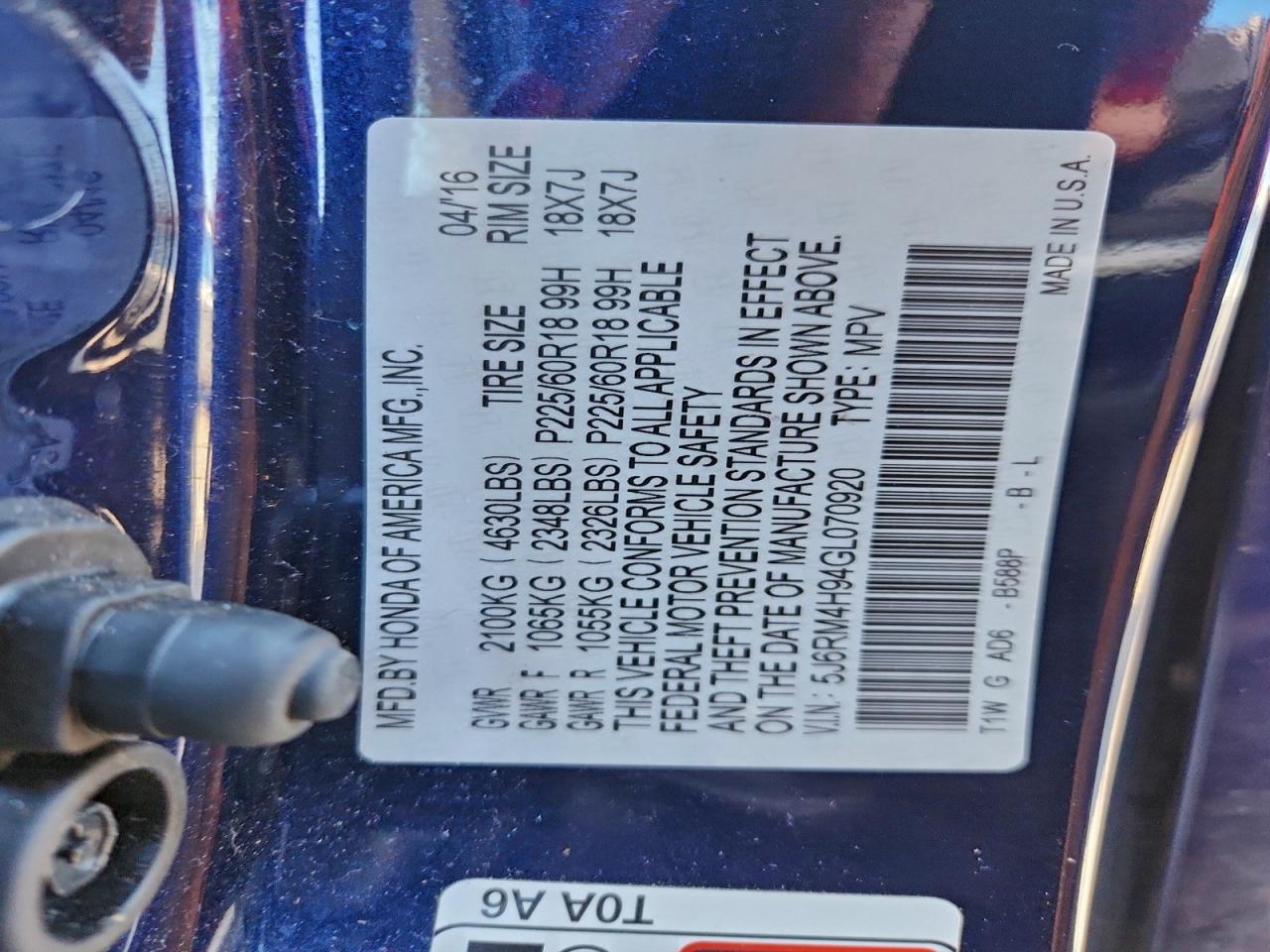 Honda Crv Touring Image 11