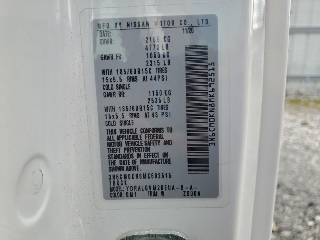 Nissan Nv 2.5s Image 12